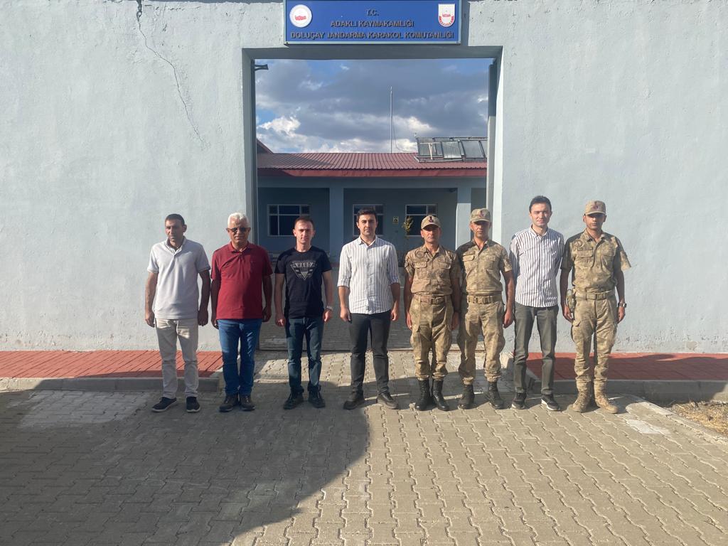 Kaymakamımız Sn. Koray ÇELİK, Hafta Sonu Mesaisinde Doluçay Jandarma Karakolunu ziyaret Etti.