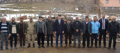 KAYMAKAMIMIZ BURAK BOZKURT GÜRSES ÇATMA KÖYÜ’NÜ ZİYARET ETTİ.